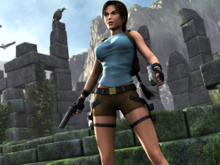 Das Tomb Raider Lara Croft Wallpaper 320x240
