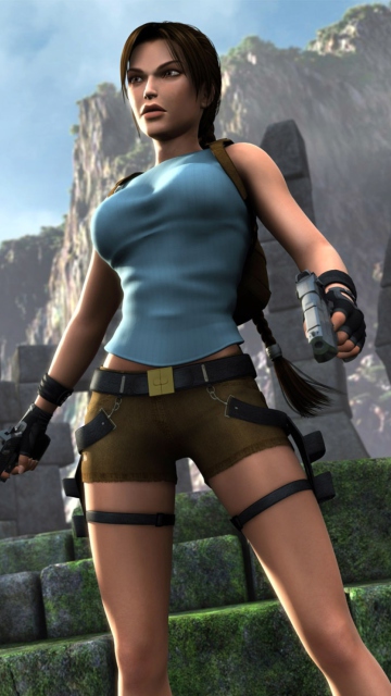Fondo de pantalla Tomb Raider Lara Croft 360x640