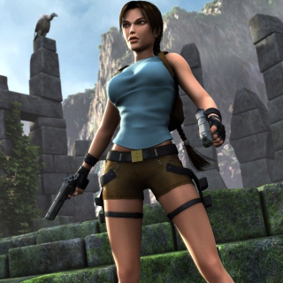 Tomb Raider Lara Croft papel de parede para celular para 128x128