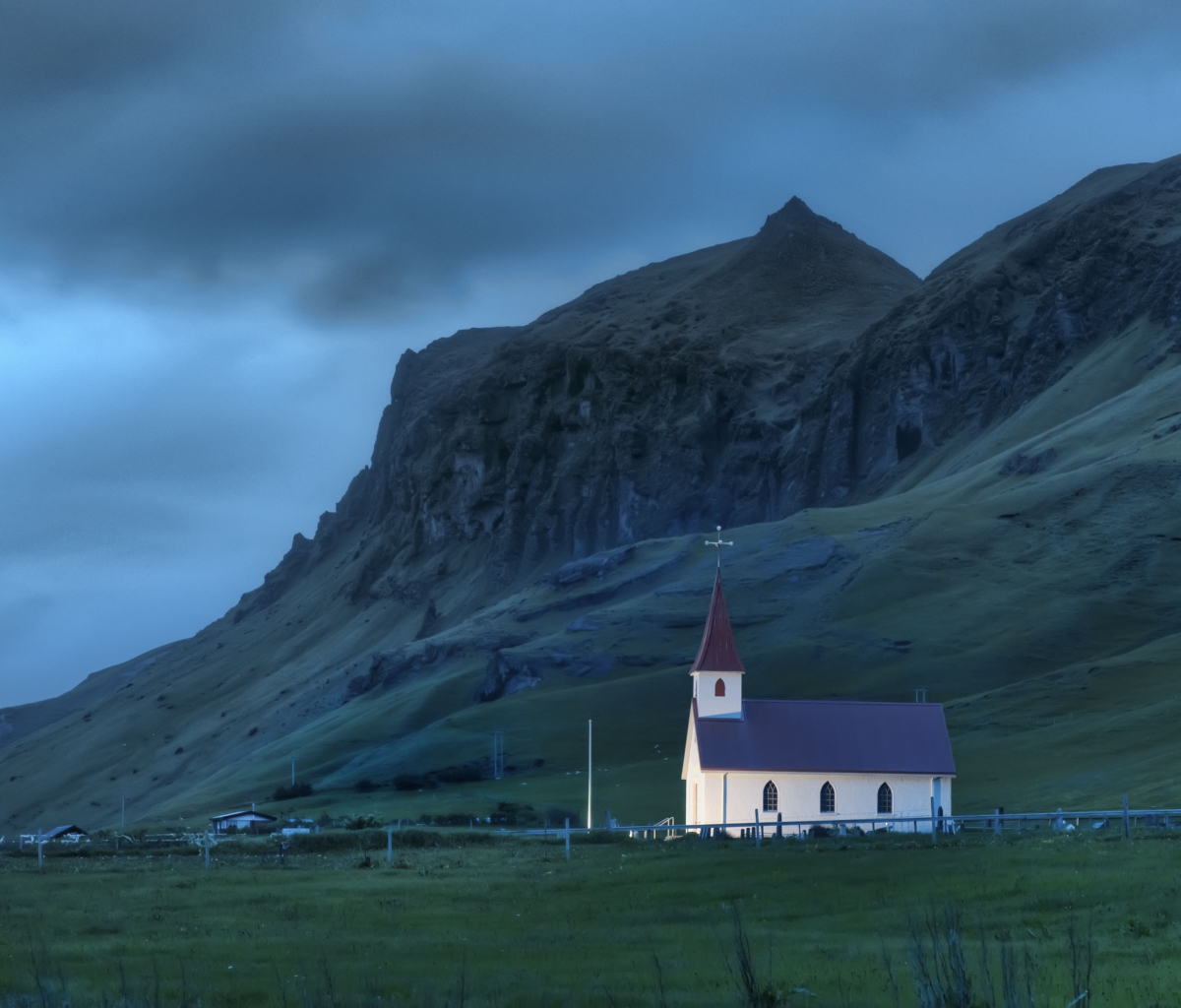 Fondo de pantalla Night In Iceland 1200x1024