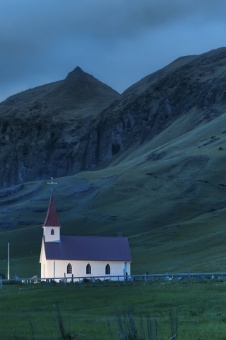 Night In Iceland wallpaper 320x480