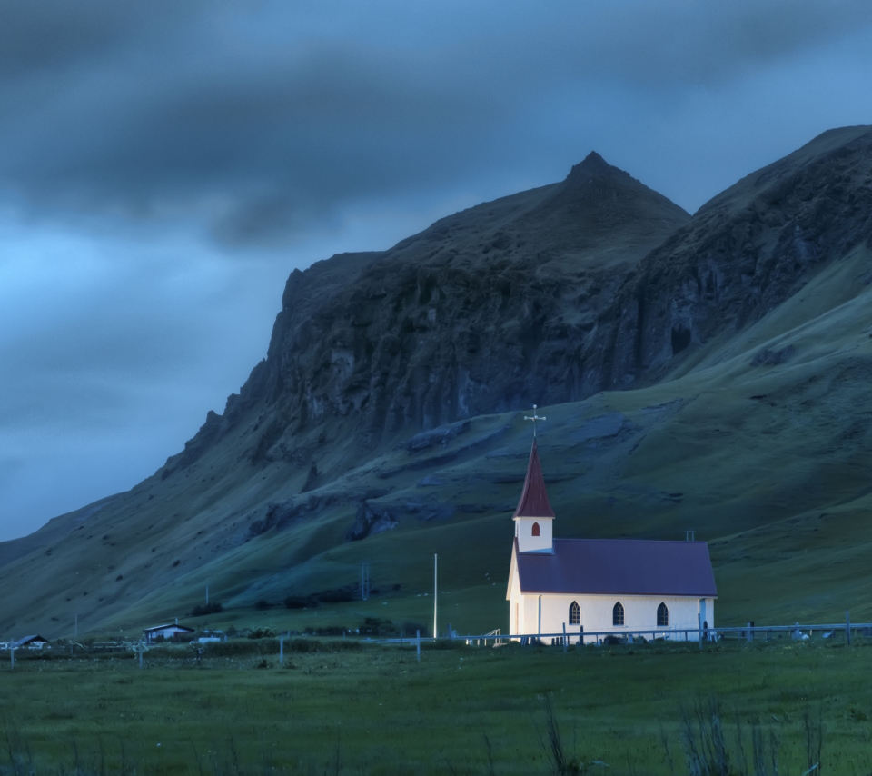 Das Night In Iceland Wallpaper 960x854