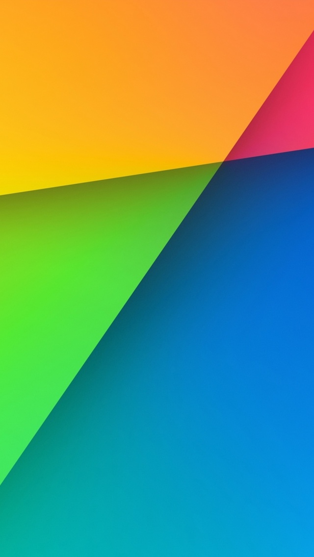 Das Geometric Shapes Wallpaper 640x1136