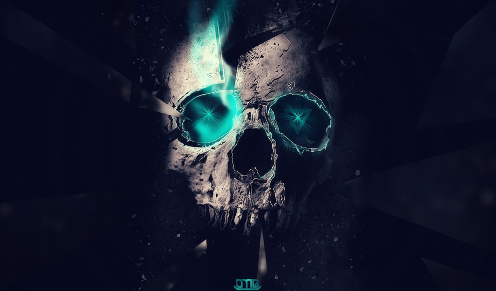 Screenshot №1 pro téma Digital Fantasy Skull 1024x600