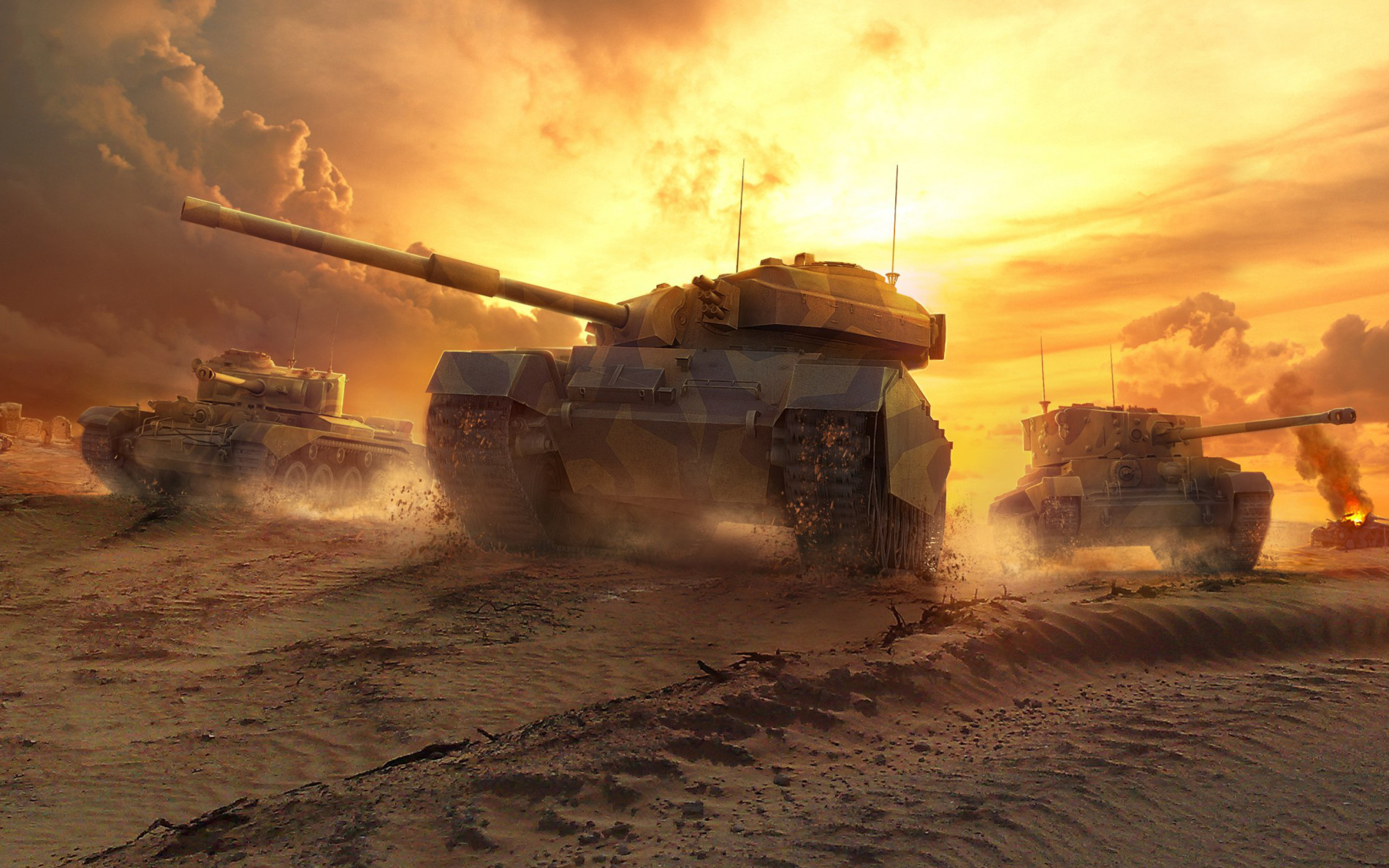 Das World of Tanks Wallpaper 2560x1600
