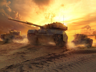 Обои World of Tanks 320x240