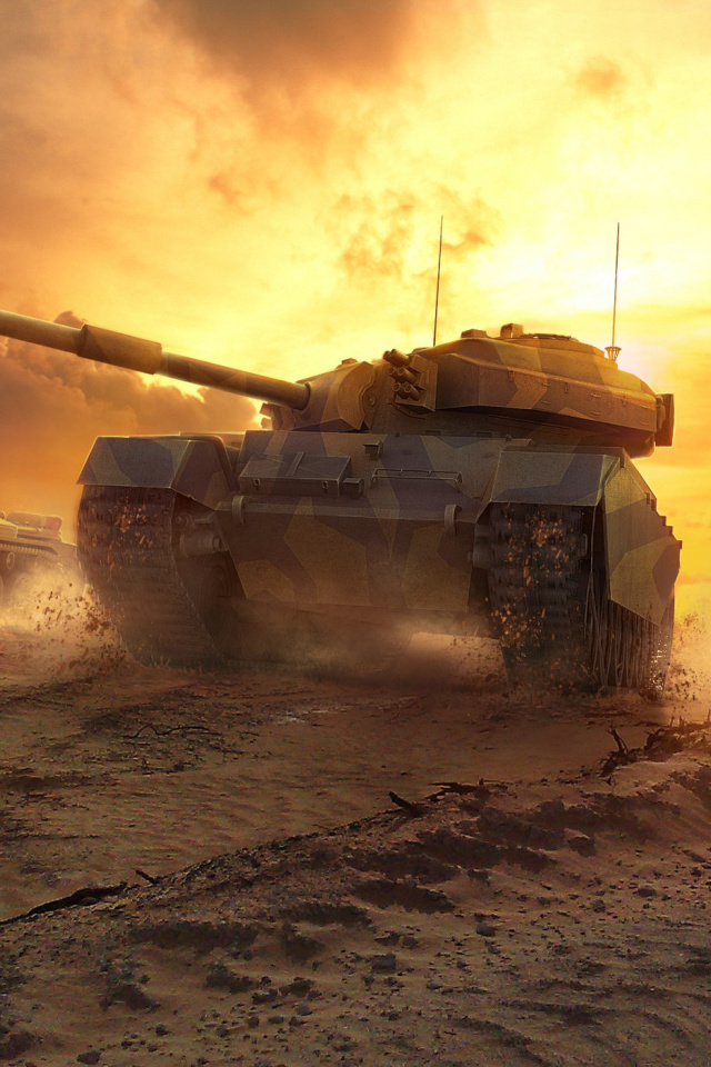 Das World of Tanks Wallpaper 640x960