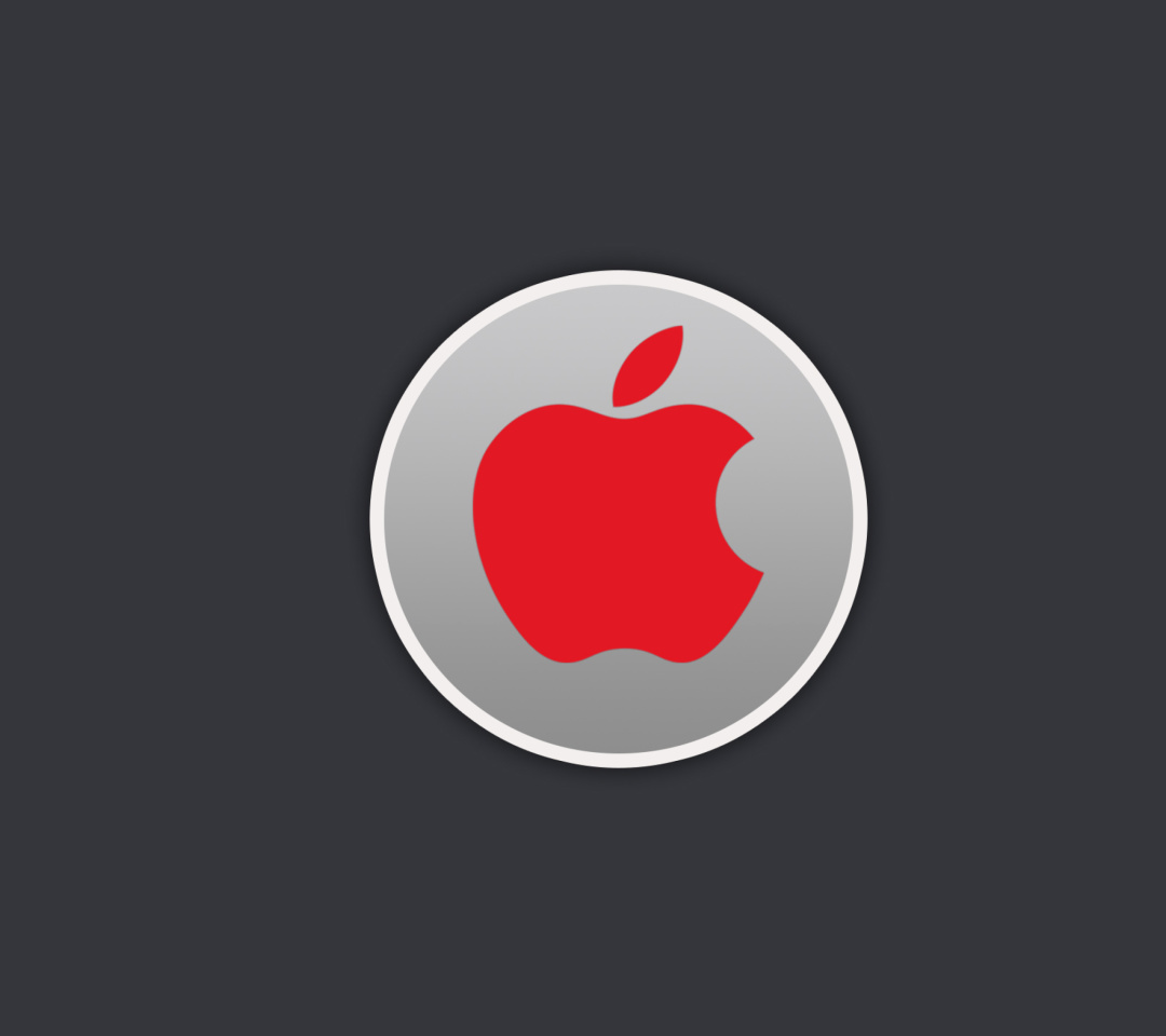 Das Apple Emblem Wallpaper 1080x960