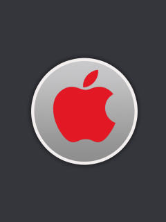 Screenshot №1 pro téma Apple Emblem 240x320