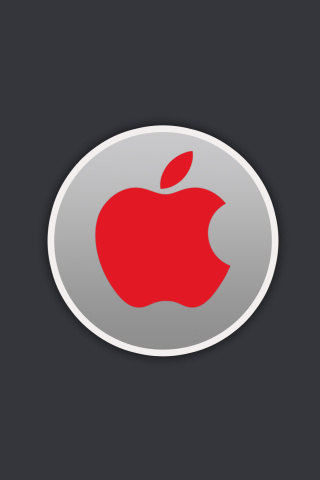 Das Apple Emblem Wallpaper 320x480