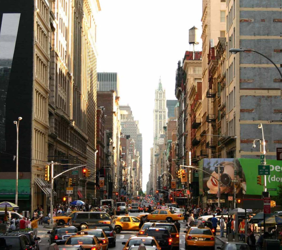 New York Streets wallpaper 1080x960