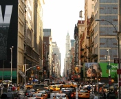 Das New York Streets Wallpaper 176x144