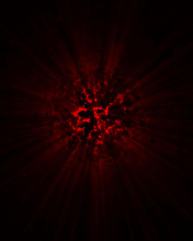 Das Red Glow Wallpaper 176x220