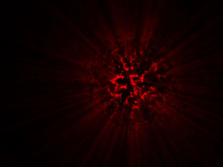 Das Red Glow Wallpaper 320x240