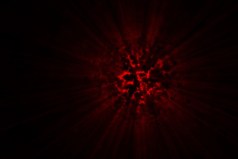 Das Red Glow Wallpaper 480x320