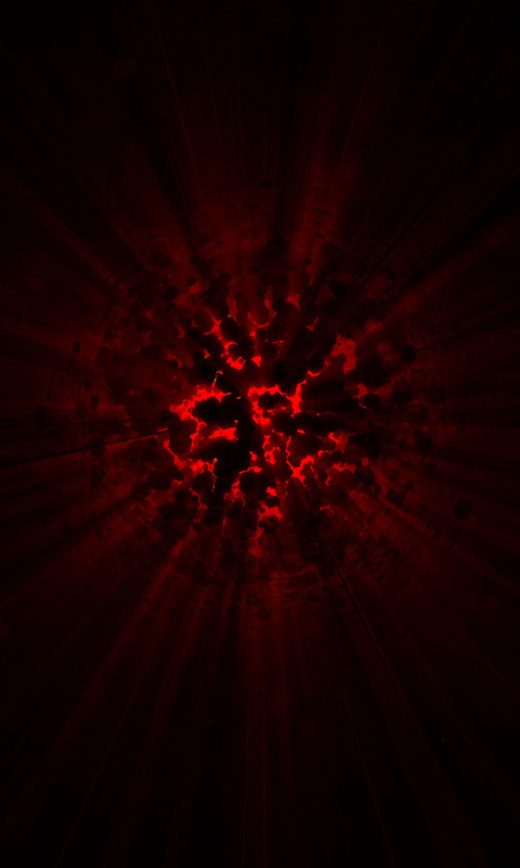 Fondo de pantalla Red Glow 480x800