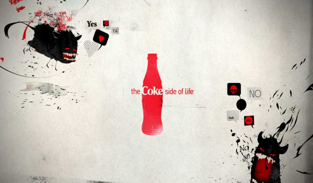 Das Coca Cola Side Of Life Wallpaper 1024x600