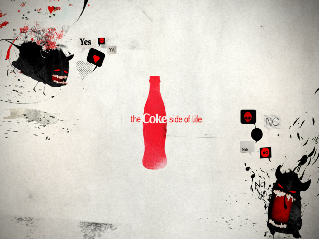 Das Coca Cola Side Of Life Wallpaper 1024x768