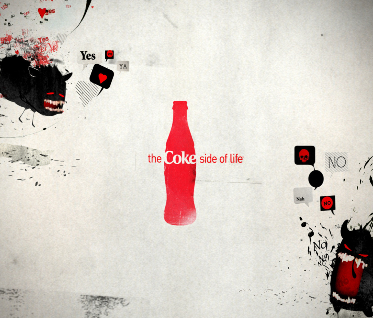 Das Coca Cola Side Of Life Wallpaper 1200x1024