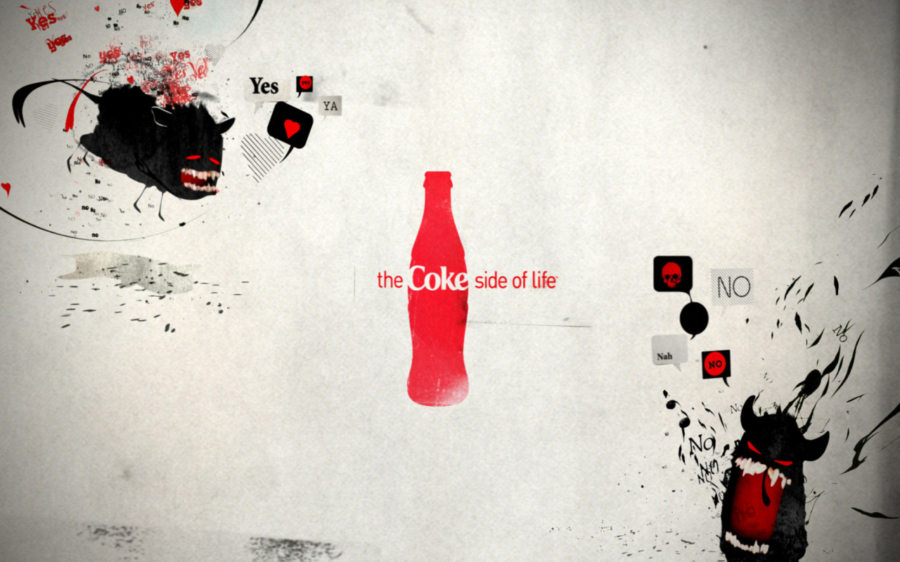 Обои Coca Cola Side Of Life 1280x800