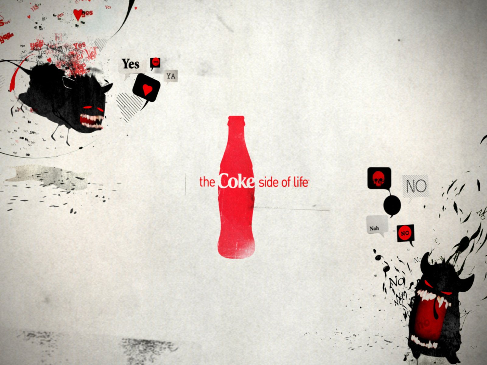 Fondo de pantalla Coca Cola Side Of Life 1600x1200