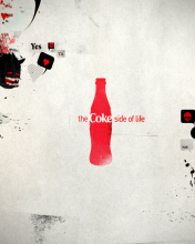 Coca Cola Side Of Life wallpaper 176x220