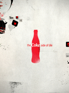 Sfondi Coca Cola Side Of Life 240x320