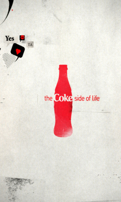 Coca Cola Side Of Life wallpaper 240x400