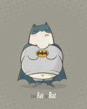 Fat Batman wallpaper 128x160