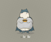 Fat Batman wallpaper 176x144