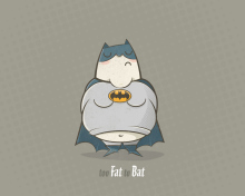 Fat Batman wallpaper 220x176