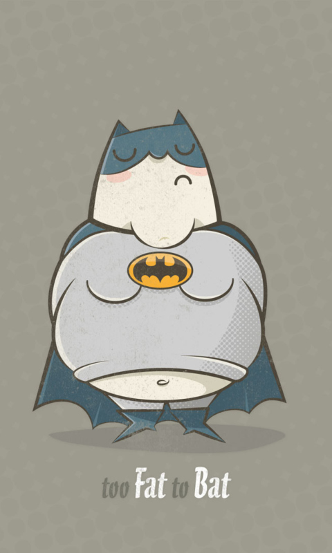 Sfondi Fat Batman 480x800