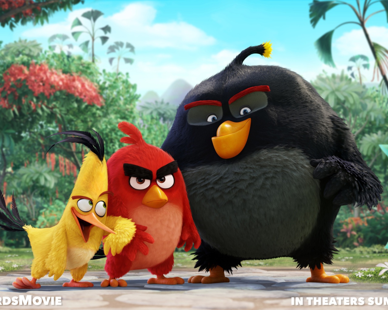 Screenshot №1 pro téma Angry Birds the Movie 2015 Movie by Rovio 1280x1024