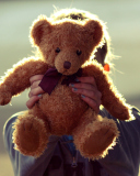 Fondo de pantalla I Love My Teddy 128x160