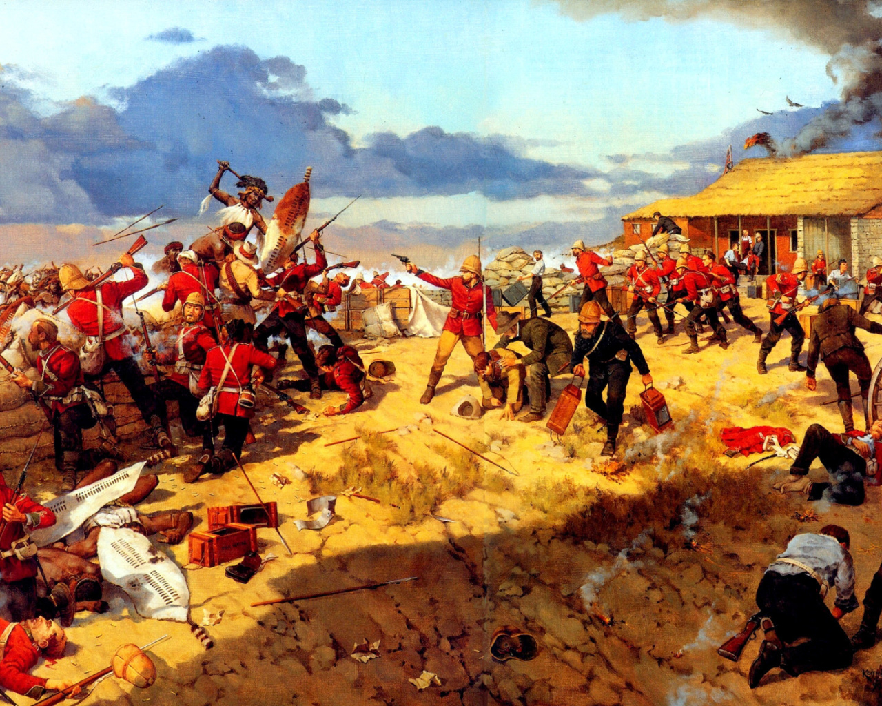 Das Battle of Isandlwana Wallpaper 1280x1024