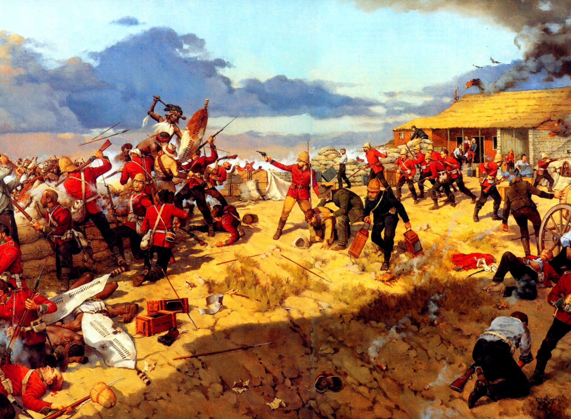 Das Battle of Isandlwana Wallpaper 1920x1408
