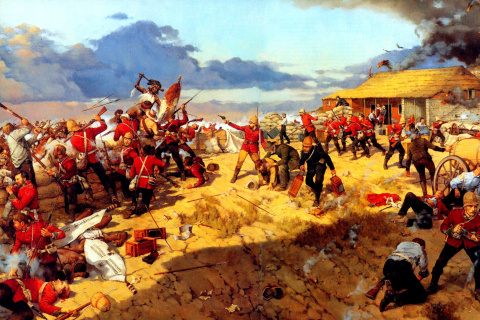 Das Battle of Isandlwana Wallpaper 480x320