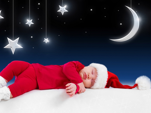 Das Santa Baby Wallpaper 640x480
