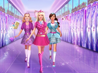 Das Barbie Fan Wallpaper 320x240