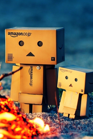 Sfondi Danbo Warming Fire 320x480