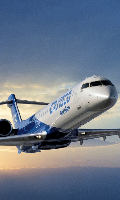 Sfondi Bombardier Crj 1000 Aircraft 480x800