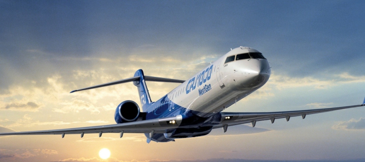 Fondo de pantalla Bombardier Crj 1000 Aircraft 720x320