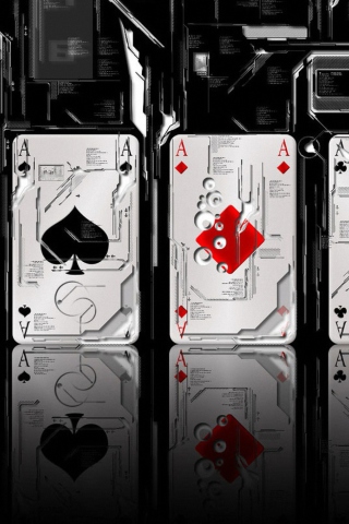 Aces In Ice wallpaper 320x480