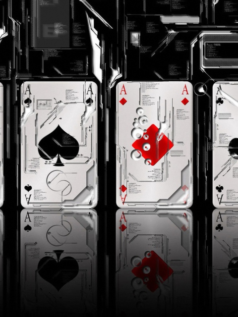 Aces In Ice wallpaper 480x640