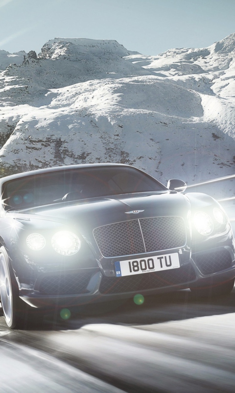 Das Bentley Continental GT Wallpaper 480x800