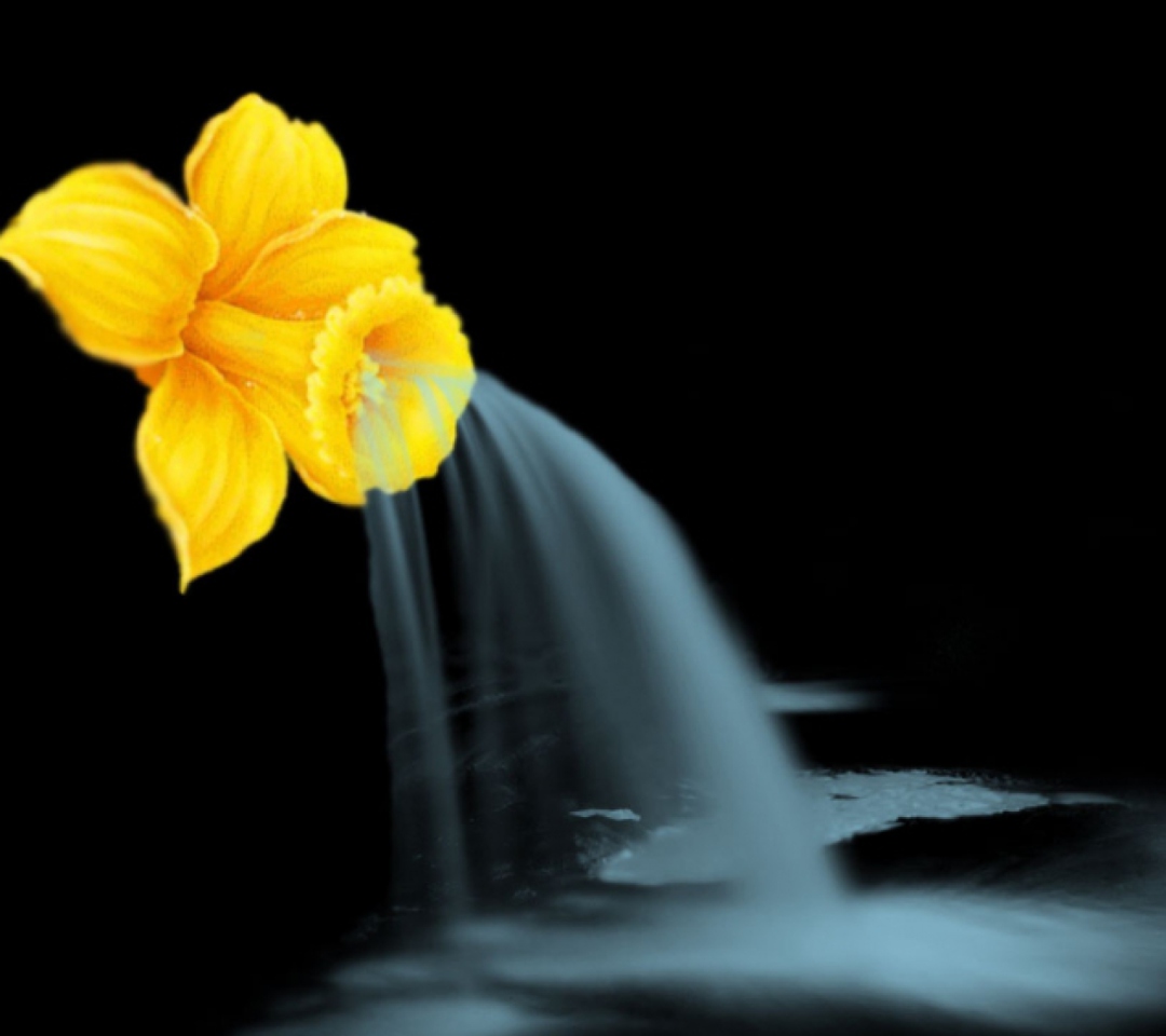 Das Yellow Flower Wallpaper 1080x960