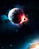 Screenshot №1 pro téma Planet Collision 128x160