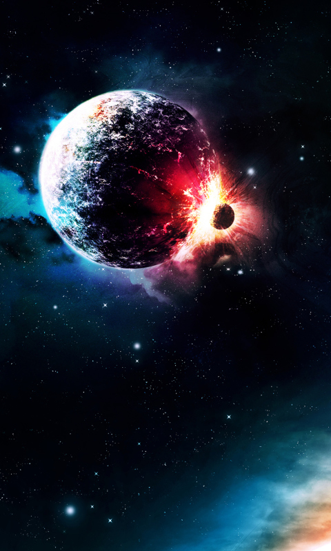 Planet Collision screenshot #1 480x800