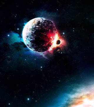 Planet Collision - Obrázkek zdarma pro 768x1280