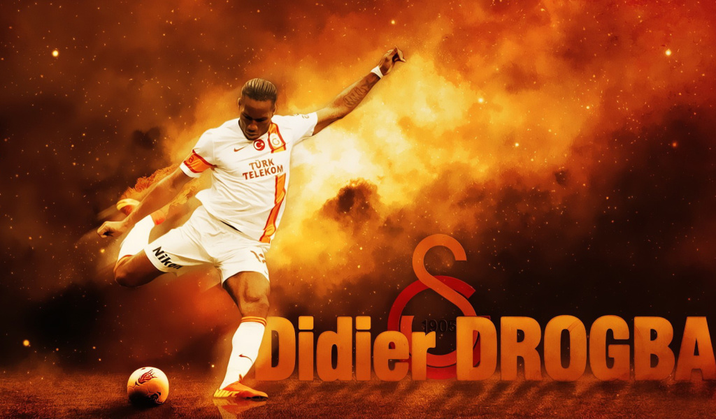 Fondo de pantalla Didier Drogba 1024x600